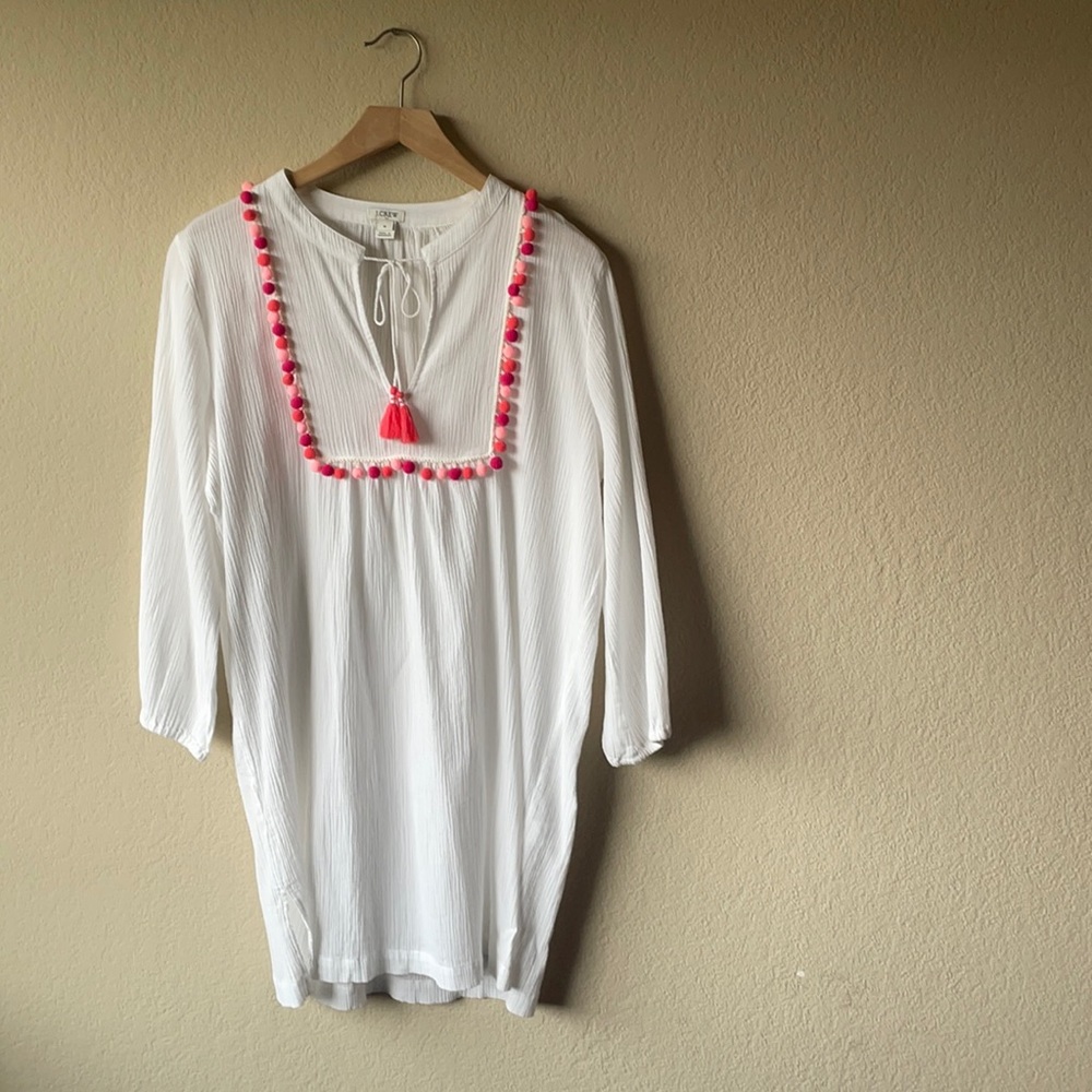 J.Crew White Bathing Suit Cover Up